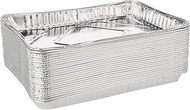 DCS Deals Pack Of 1/4-Size (Quarter) Sheet Cake Aluminum Foil Pan– Extra Sturdy and Durable – Great