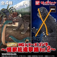 日本 🇯🇵 最新 2026 哥斯拉 扭蛋 Bandai HG Series Godzilla Kaiju Figure Vol. 2