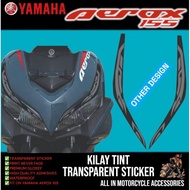 Yamaha Aerox 155 Kilay Tint Transparent Sticker Accessories / Aerox 155 Sticker