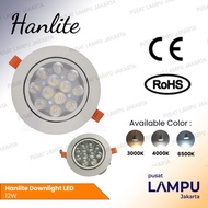 Yimai Led Downlight (Hanlite) 12Watt Led 12W