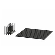 (IK) UPPDATERA Pegboard drawer organiser, anthracite, 60 cm