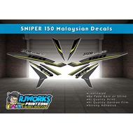 ✶▦Sniper 150 Decals Exciter RC Decals