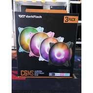 Darkflash C6MS AURORA SPECTRUM BLACK RGB 3in1 FANS