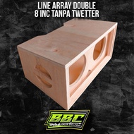 Box Middle Line Array 8 inch double without durable