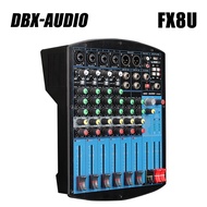 มิกเซอร์ HARDWELL MIX400/DBX-AUDIO FX8U/EFX8/4USB มีเพาเวอร์แอมป์ในตัว 48V และเพาเวอร์แอมป์ USB เหมาะสำหรับเวที KTV และการร้องเพลงสด