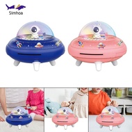 Simhoa Spaceship Piggy Bank, Small ATM Savings Bank Toy, Piggy Bank, Kids Toys for Children