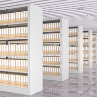 School Steel Bookshelf Certificate Reading Room Bookcase Library Archive Storage Rack Thickened File