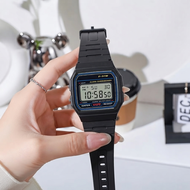 Classic F-91W Style Digital Watch | Black Resin Strap, Multi-Function Sport Design, Original Look, I