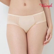 Triumph-Uniform Magic Plastic Series Mid-Waist Flat Pants M-EL Cream|87R2550 VS