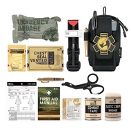 Rhino Rescue EDC Pouch First Aid Kit Tactical Military Survival Trauma Kit Molle Utility Tool Pouche