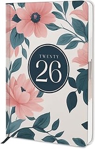 Diarymart Designer Cover Hard Bound 2025 Diary with Dates I One Day To A Page Format I 2025 Daily Pl