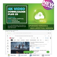 4K Video Downloader Plus 25 [Updatable] 2025 Latest Full Version | Lifetime | Download Videos