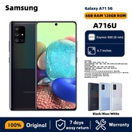 5G Samsung Galaxy A71 5G A716U โทรศัพท์มือถือ A716U ปลดล็อค 6.7 นิ้ว Exynos 980 Octa Core 4 กล้อง 5G 6GB RAM 128GB ROM โทรศัพท์มือถือ ROM