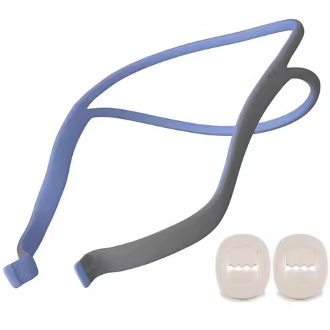 CPAP Elastic Headband Mask P10 Nasal Pillow Mask Includes 2 Adjustment Clips Suitable for Resmed Air