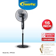PowerPac Stand Fan With Timer 16 Inch (PPFS30)