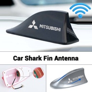 Car Logo Antenna for Mitsubishi Mirage Grandis EVO Sport Galant Montero Roof Shark Shape Fin Radio S