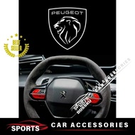 Peugeot 2008 3008 5008 2018-2024 Peugeot Decorative Steering Button Patch Button Cover Garnish Inter