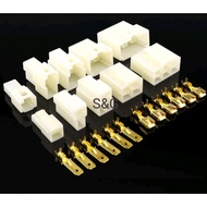 [ 6.3mm ]Penyambung Wayar Automotive connector 6.3mm Male/female-1set Connector Wayer Motor/Kereta