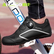 【ready】AUUPGO Pro Cycling Shoes for Men Women Ultra Light No-Locking Mountain Road Bike Hard-soled Sneakers Road Bike Cleat Shoes