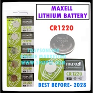 CR1220 MAXELL LITHIUM BATTERY COIN CELL ( 5pcs )