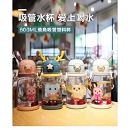 Ready stock 600ml Children Water Bottle Kids Cartoon Drinking Water Bottle Baby