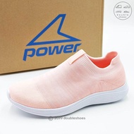 Bata Power (548-3018) รองเท้าผ้าใบผู้หญิง รองเท้าวิ่ง แบบสวม สลิปออน สีชมพู รุ่น Glide Nimble ไซส์ 3