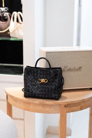 全新現貨 bv andiamo small black 黑金色