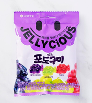 เยลลี่รสองุ่น เยลลี่เกาหลี เจลลี่รสองุ่น jellycious grape gumi60g 절리셔스 먹은 구미