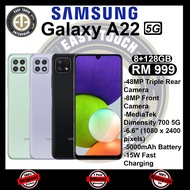 Samsung A22 5G | 8GB RAM + 128GB ROM | 48MP Triple Camera | 6.6' FHD+ Display | 5000mAh Battery| 1 Y