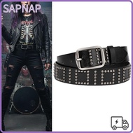 SAPNAP Punk Rivet Belts, Heavy Metal All-match Waist Belt, Fashion Trendy Design Y2K Jeans Belt For 