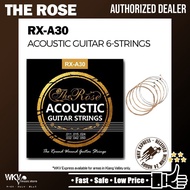 ◎(The Rose) Original Guitar String - 1 Set Tali Gitar Akustik (RX-A30 Kapok String Gitar String Tali Gitar F310)❣