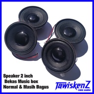1PCS Speaker 2inch Bekas Music BOX. Masih Bagus & Normal