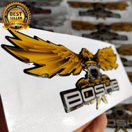 EMBLEM TIMBUL LOGO BOSHE BUAT DI WINSHILD NMAX AEROX PCX NINJA RR