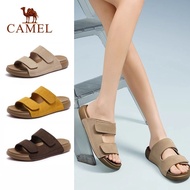 CAMEL Women's Retro-style Birkenstock-inspired Shoes: Fashionable and Versatile Flat Shoes with A Ro