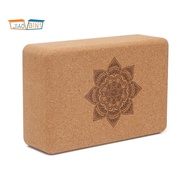 Cork Yoga Block Gym Blocks Cork Yoga Brick Exercise Stretch Body Shaping Yoga Blocks Fitness Yoga Ac