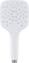 YWH-WH Shower Head Easy To Install 3 Spray Settings Massage Spa High Pressure Handheld Shower Head With Quick Switch Button Chrome Finish Bathroom Accessories (Color : White, Size : Free size) Shower