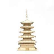 Jigzle 3D立體拼圖系列 | 木質五重塔拼圖 | 超療癒