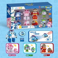 Ro Rongdafeng Deformed Police Car Sheriff Polly Toy Genuine Large Size Robot poli Rescue Team Childr