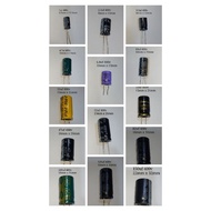 Electrolitic Capasitor 1uf 2.2uf 3.3uf 4.7uf 6.8uf 10uf 15uf 22uf 33uf 47uf 82uf 100uf 120uf 150uf 4