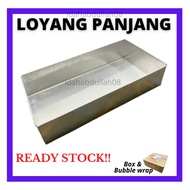 Loyang panjang petak loyang kek lapis loyang 16x8x4 inci 19x8x4 inci 12x8x4 inci Aluminium Mould Tin