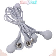 ZAIJIEEE Electrode Wires, 2.5mm Plug to 3.5mm Snap 1.2M/3.94ft Cable Lead Wires, High Quality 4 in 1