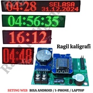 P10 single color digital clock controller - P10 single color digital wall clock controller.