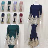 Safra Kurung Baju Raya 2022 Kurung Lace Kurung Pahang Moden Baju Muslimah Kurung Nikah Baju Tunang B