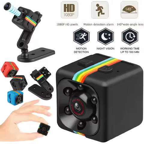 SQ11 Mini Camera HD 1080P Surveillance Camera Sports Recorder Indoor Covert Security Camera Monitor 