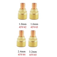 【GIGGLE】TIG Welding Torch Gas Lens Collets Body 45V42 45V43 45V44 45V45 For WP9 20 25