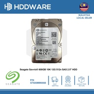 Seagate Savvio® 600GB 10K 12G 512n SAS 2.5" HDD // ST600MM0088 // 1FD200-00x