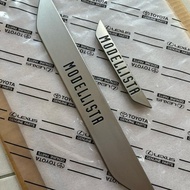 Emblem Body Kit/ Plate Body Kit Front Rear Innova Zenix Modelista Original Set Car