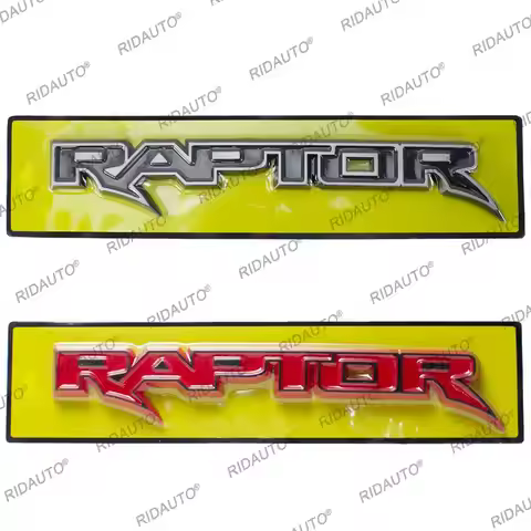 3D Large RAPTOR Emblem Badge Body Side Door Logo Car Stickers For FORD RAPTOR F150 fx4 XLT Trunk Rea