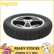 Magicstore Electric Wheelchair Rear-Wheel 10in Polyurethane Tire Alloy Hub Wheel