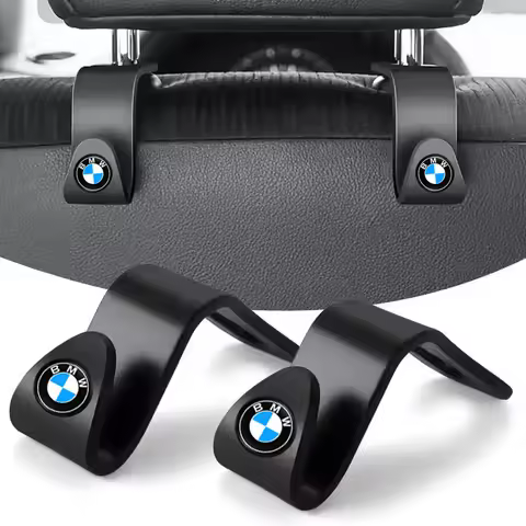 2Pcs Portable Car Seat Back Hooks Storage Accessories For BMW Performance X6 F30 F40 F10 E90 F20 X2 